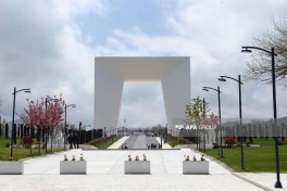 Xarici diplomatlar Xankəndidə Zəfər Parkında olublar - FOTO  - VİDEO 