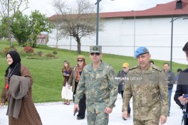 Xarici diplomatlar Xankəndidə Zəfər Parkında olublar - FOTO  - VİDEO 