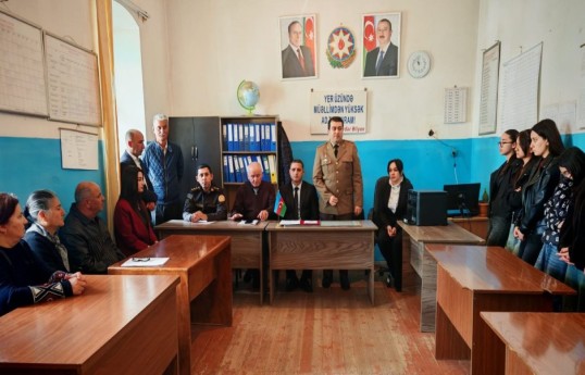 Fövqəladə Hallar Nazirliyi tərəfindən silsilə maarifləndirmə tədbirləri keçirilib - FOTOLENT 