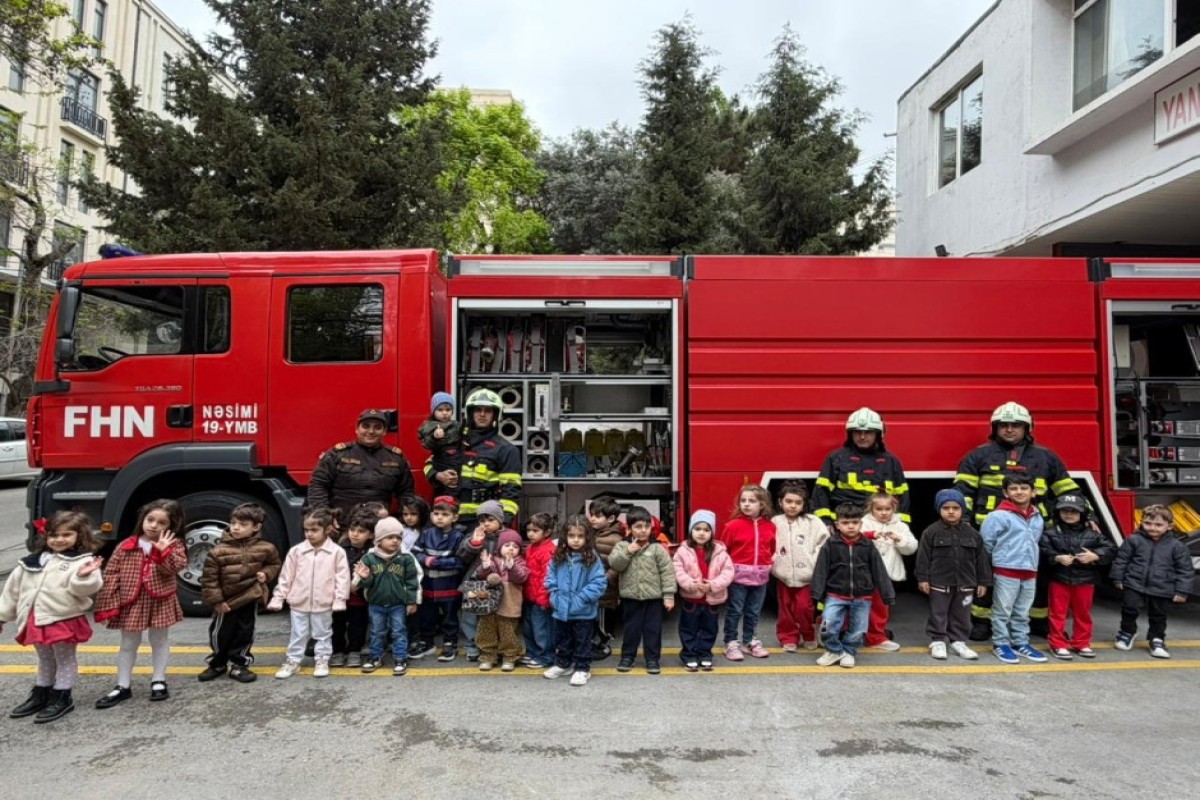 Dövlət Yanğından Mühafizə Xidməti “açıq qapı günü” tədbiri keçirib