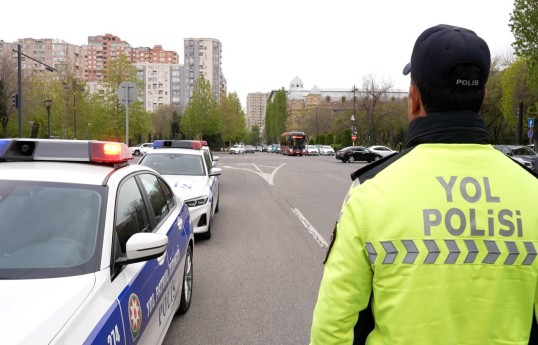 Yol polisi “Təmiz hava” aylığı ilə bağlı tədbir keçirib - VİDEO 