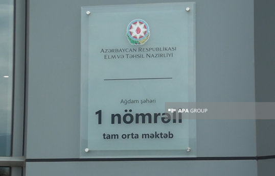 Direktor: İşğaldan azad olunmuş Ağdamda ilk məktəbin rəhbəri olmaq həm məsuliyyətli, həm də qürurvericidir - FOTO 