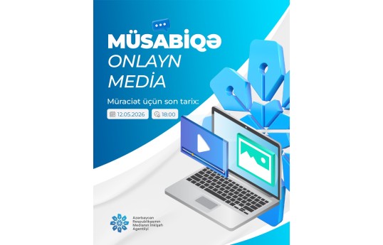 MEDİA onlayn və çap media subyektlərinə dəstək üçün müsabiqə elan edib