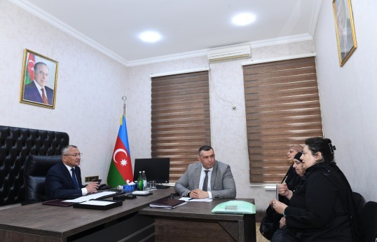 Dövlət Komitəsində vətəndaşların növbəti qəbulu keçirilib