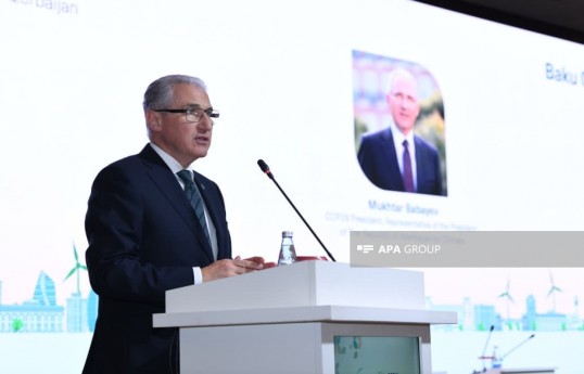 Azərbaycan Respublikası Prezidentinin İqlim məsələləri üzrə nümayəndəsi Muxtar Babayev