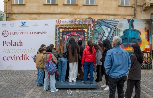 "Baku Steel Company" Xalça Festivalında polad sənətini təqdim edib - FOTO 