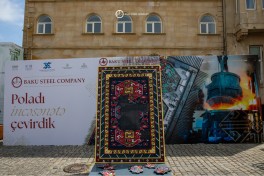 "Baku Steel Company" Xalça Festivalında polad sənətini təqdim edib - FOTO 