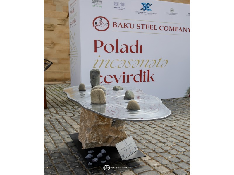 "Baku Steel Company" Xalça Festivalında polad sənətini təqdim edib - FOTO 