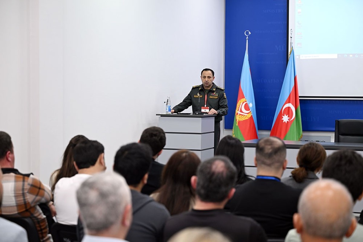 Müdafiə Nazirliyində media nümayəndələri ilə təlim-treninq keçirilib  - FOTO  - VİDEO  - YENİLƏNİB 