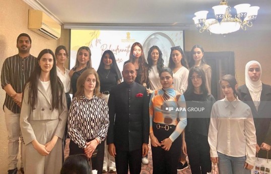 Hindistan səfirliyi Bakıda Rabindranat Taqorun doğum günü münasibətilə tədbir keçirib - FOTO 