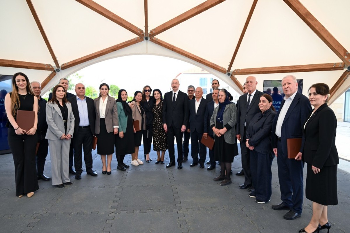 Prezident İlham Əliyev və birinci xanım Mehriban Əliyeva Cəbrayıl rayonuna səfər ediblər - YENİLƏNİB  - FOTO 