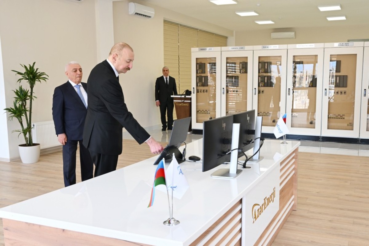 Dövlət başçısı Cəbrayılda 330 kV-luq “Şəfəq” yarımstansiyasının açılışında iştirak edib - YENİLƏNİB  - FOTO 