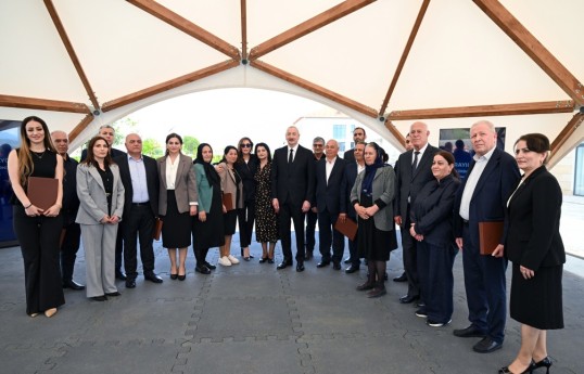 Prezident İlham Əliyev və birinci xanım Mehriban Əliyeva Cəbrayıl rayonuna səfər ediblər - YENİLƏNİB  - FOTO 