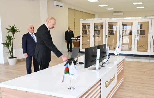 Dövlət başçısı Cəbrayılda 330 kV-luq “Şəfəq” yarımstansiyasının açılışında iştirak edib - YENİLƏNİB  - FOTO 
