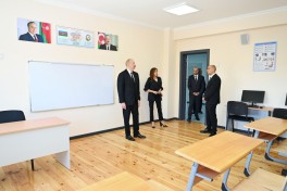 Prezident və birinci xanım Cəbrayılın Şükürbəyli kəndinin açılışında iştirak ediblər - YENİLƏNİB  - FOTO 