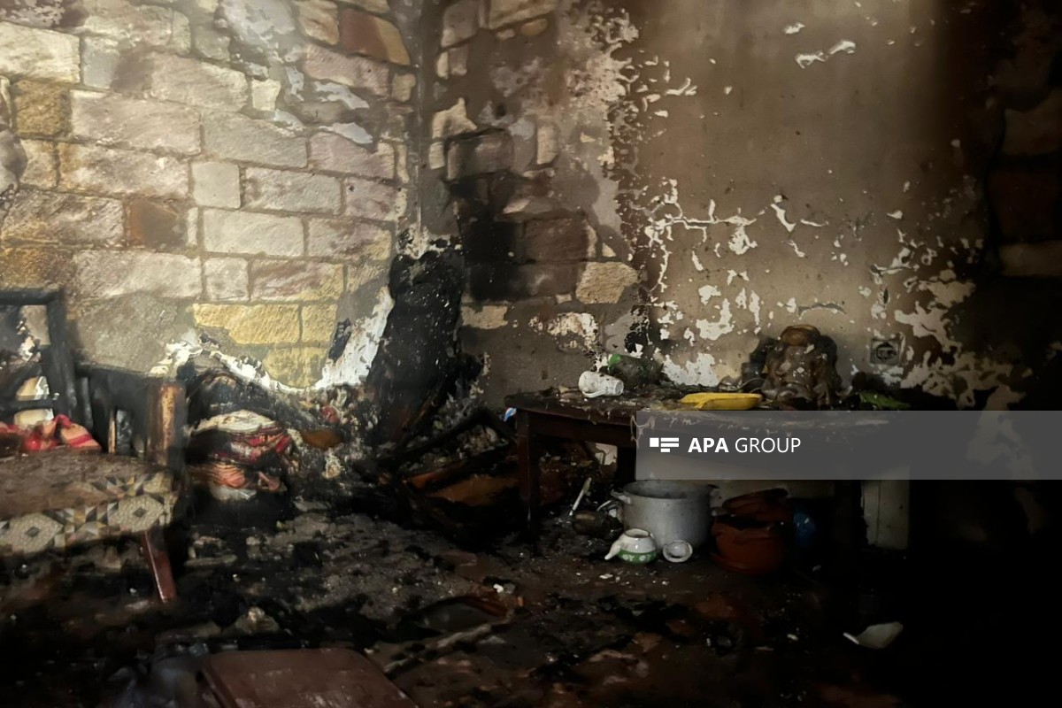 Yasamalda  evdə yanğın olub, xəsarət alan var  - YENİLƏNİB  - FOTO 