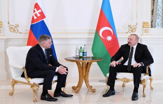 Prezident İlham Əliyev Slovakiya Baş nazirinə təşəkkür edib - VİDEO 