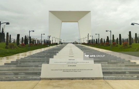 Xankəndidəki Zəfər parkı sakinlərin və qonaqların istirahət məkanlarından birinə çevrilib - FOTO 