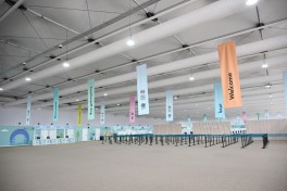 Prezident Bakı Olimpiya Stadionunda WUF13 ilə bağlı görülən işlərlə tanış olub - FOTO
