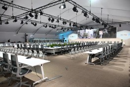 Prezident Bakı Olimpiya Stadionunda WUF13 ilə bağlı görülən işlərlə tanış olub - FOTO