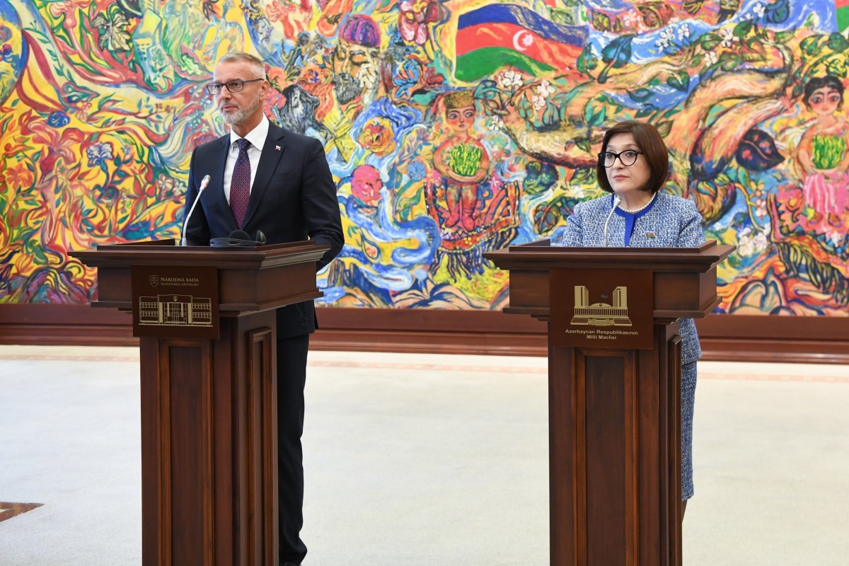 Azərbaycan və Slovakiya parlamentləri arasında Anlaşma Memorandumu imzalanıb