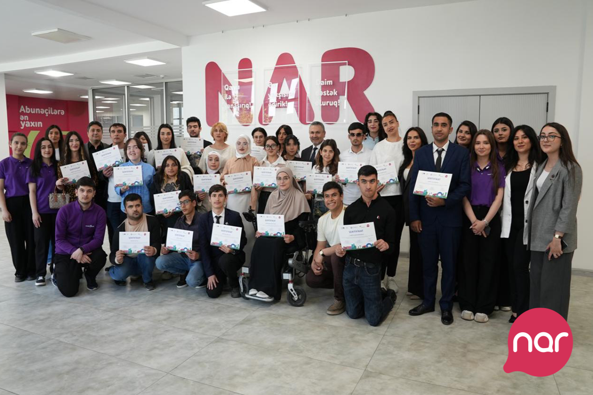 “Nar” WUF13 çərçivəsində inklüziv təcrübə proqramı iştirakçılarını təltif edib