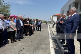Köç karvanı Cəbrayılın Şükürbəyli kəndinə çatıb, açarlar təqdim olunub - FOTO  - YENİLƏNİB 