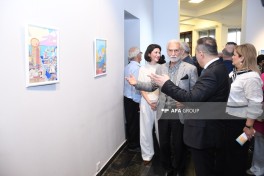 “Rənglərlə danışan Abdurrahman” adlı rəsm sərgisi keçirilib - FOTO 