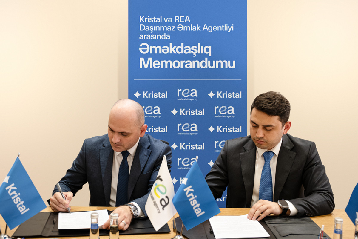 “Kristal” və “REA” Daşınmaz Əmlak Agentliyi arasında yeni əməkdaşlıq razılaşması əldə olunub