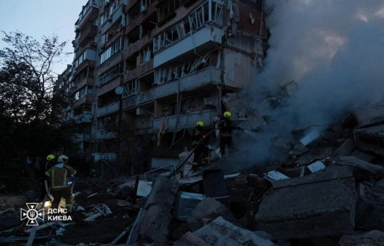 Rusiyanın Kiyevə zərbəsi nəticəsində ölənlərin sayı 12-yə çatıb, 57 yaralı var - YENİLƏNİB-1 