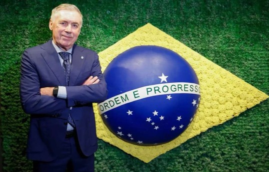 Braziliya millisinin baş məşqçisi Karlo Ancelotti