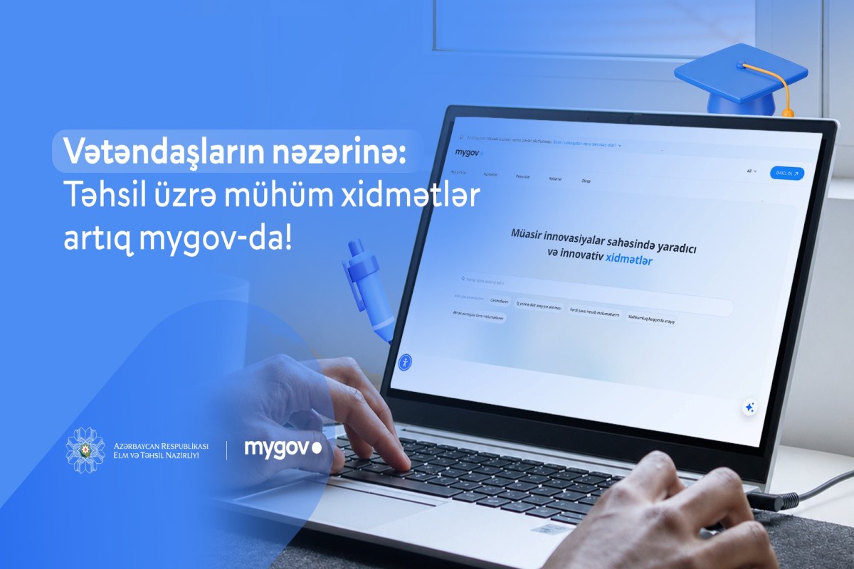 “mygov” platformasına yeni təhsil xidmətləri inteqrasiya edilib