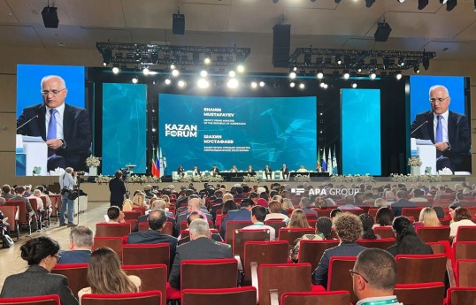 Azərbaycan XVII Kazan Beynəlxalq İqtisadiyyat Forumunda təmsil olunub - FOTO 