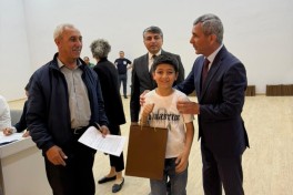 Növbəti köç karvanı Cəbrayılın Şükürbəyli kəndinə çatıb, açarlar təqdim olunub - YENİLƏNİB  - FOTO 