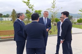 Slovakiya parlamentinin sədri Xankəndidə yenidənqurma işləri ilə tanış olub - FOTO 