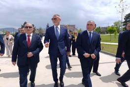 Slovakiya parlamentinin sədri Xankəndidə yenidənqurma işləri ilə tanış olub - FOTO 