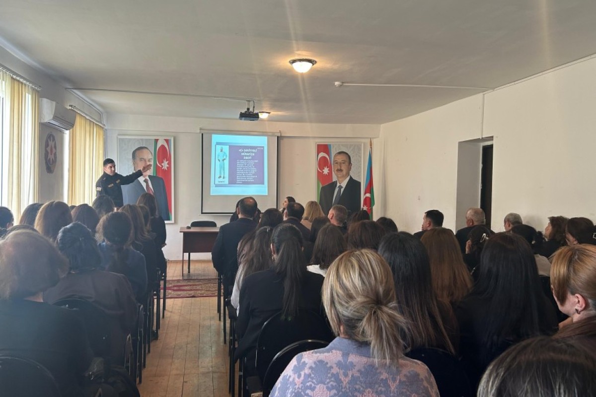 FHN-in Gəncə Regional Mərkəzi tərəfindən mülki müdafiə tədbirləri təşkil edilib