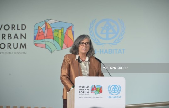 BMT-nin Məskunlaşma Proqramının (UN-Habitat) icraçı direktoru Anaklaudia Rossbax