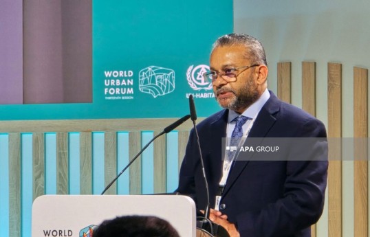 UN-Habitatın Regional Proqramlar Bölməsinin direktoru Patrik Canagasingham