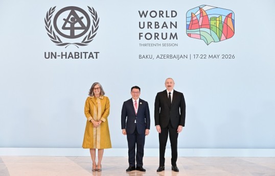 Bakıda WUF13-ün açılış mərasimi keçirilib, Prezident İlham Əliyev tədbirdə çıxış edib - VİDEO  - YENİLƏNİB-3 