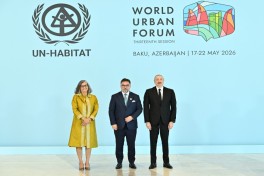 Bakıda WUF13-ün açılış mərasimi keçirilib, Prezident İlham Əliyev tədbirdə çıxış edib - VİDEO  - YENİLƏNİB-3 