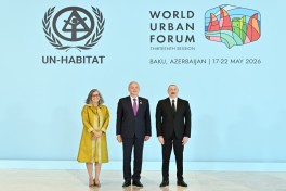 Bakıda WUF13-ün açılış mərasimi keçirilib, Prezident İlham Əliyev tədbirdə çıxış edib - VİDEO  - YENİLƏNİB-3 