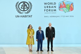 Bakıda WUF13-ün açılış mərasimi keçirilib, Prezident İlham Əliyev tədbirdə çıxış edib - VİDEO  - YENİLƏNİB-3 