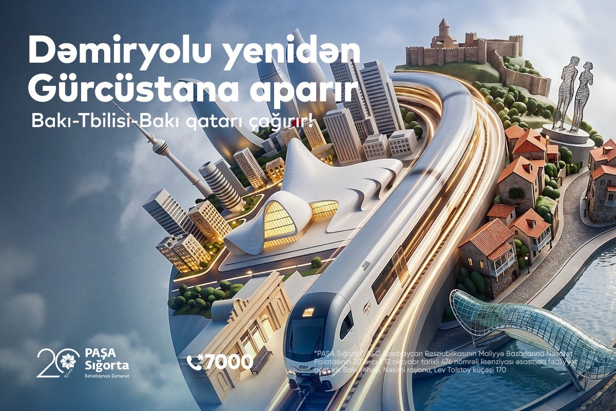 Dəmiryolu yenidən Gürcüstana aparır. PAŞA Sığorta ilə səyahətiniz rahat keçsin!