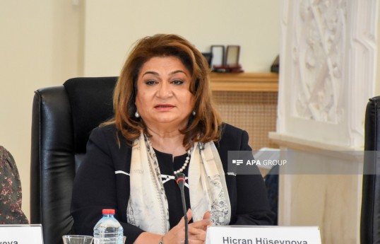 Milli Məclisin Ailə, qadın və uşaq məsələləri komitəsinin sədri Hicran Hüseynova