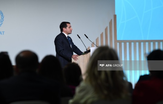 Azərbaycan Prezidentinin köməkçisi - Prezident Administrasiyasının Xarici siyasət məsələləri şöbəsinin müdiri Hikmət Hacıyev