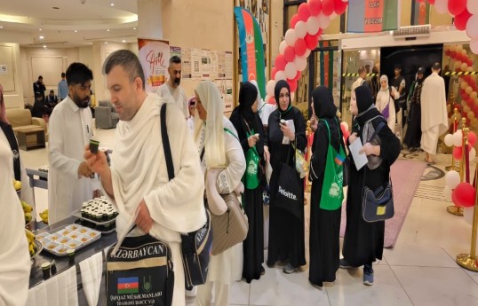 Azərbaycanlı zəvvarların növbəti qrupu Məkkə şəhərinə çatıb