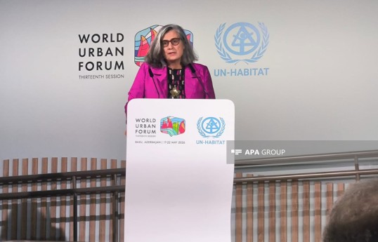 BMT-nin Məskunlaşma Proqramının (UN-Habitat) icraçı direktoru Anaklaudia Rossbax
