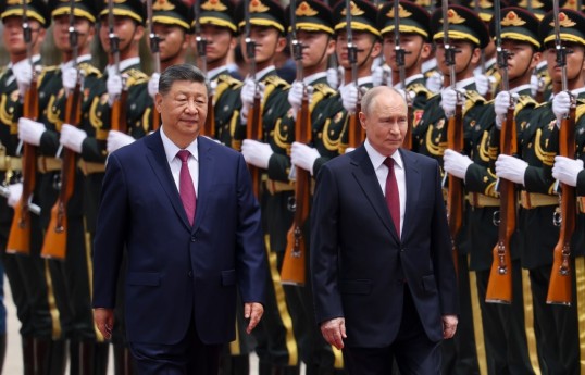 Çin Xalq Respublikasının Sədri Si Cinpin, Rusiya Prezidenti Vladimir Putin
