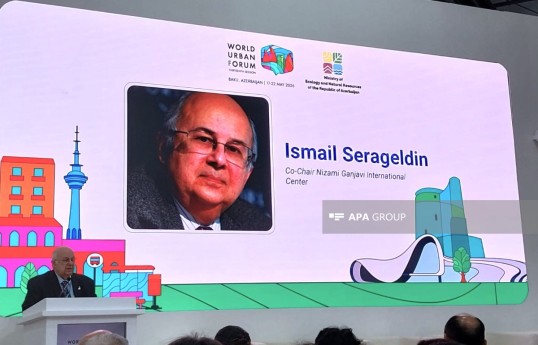 Nizami Gəncəvi Beynəlxalq Mərkəzinin həmsədri İsmail Serageldin